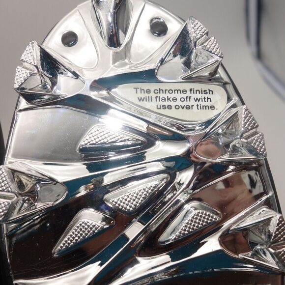 NEW Rawlings Brazen Baseball Molded Cleats Black White Cool Flo Men's 7 - Picture 10 of 12